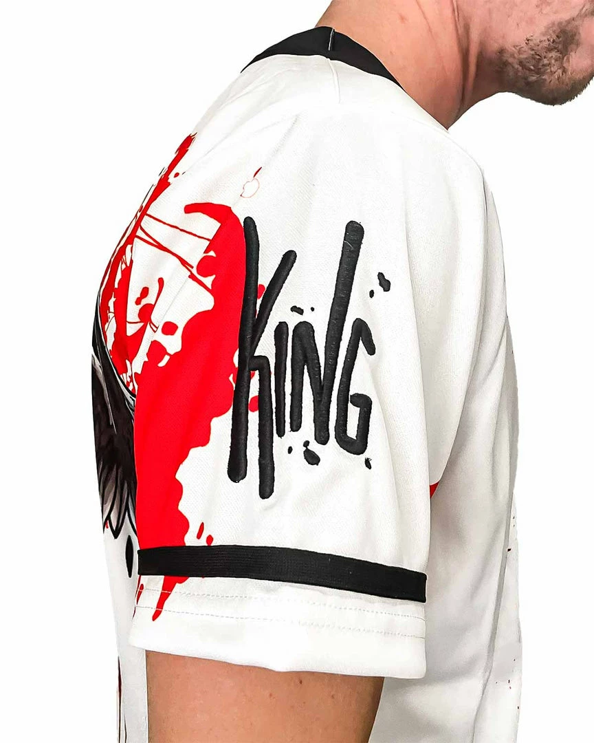 SULLIVAN KING X SCUMMY BEARS - SPINE COLLECTOR (WHITE) - BASEBALL JERSEY