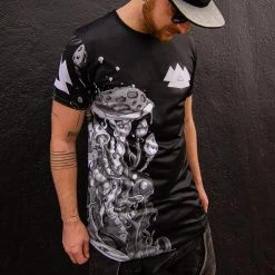 CLOTHES AND STUFF WAKAAN X SCUMMY BEARS - THE GREAT MYSTERY - LONG TEE