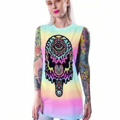 Scummy Bears CLOTHES AND STUFF POPSISKULLS - MELTED DREAMS - MUSCLE TEE