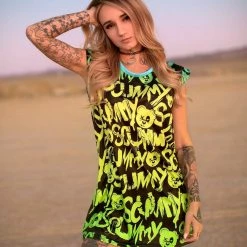 Scummy Bears POPSISKULLS - MELTED DREAMS (SOUR PATCH) - MUSCLE TEE CLOTHES AND STUFF