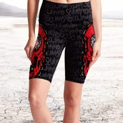 Scummy Bears POPSISKULLS - BLOODY RED - BIKER SHORTS CLOTHES AND STUFF