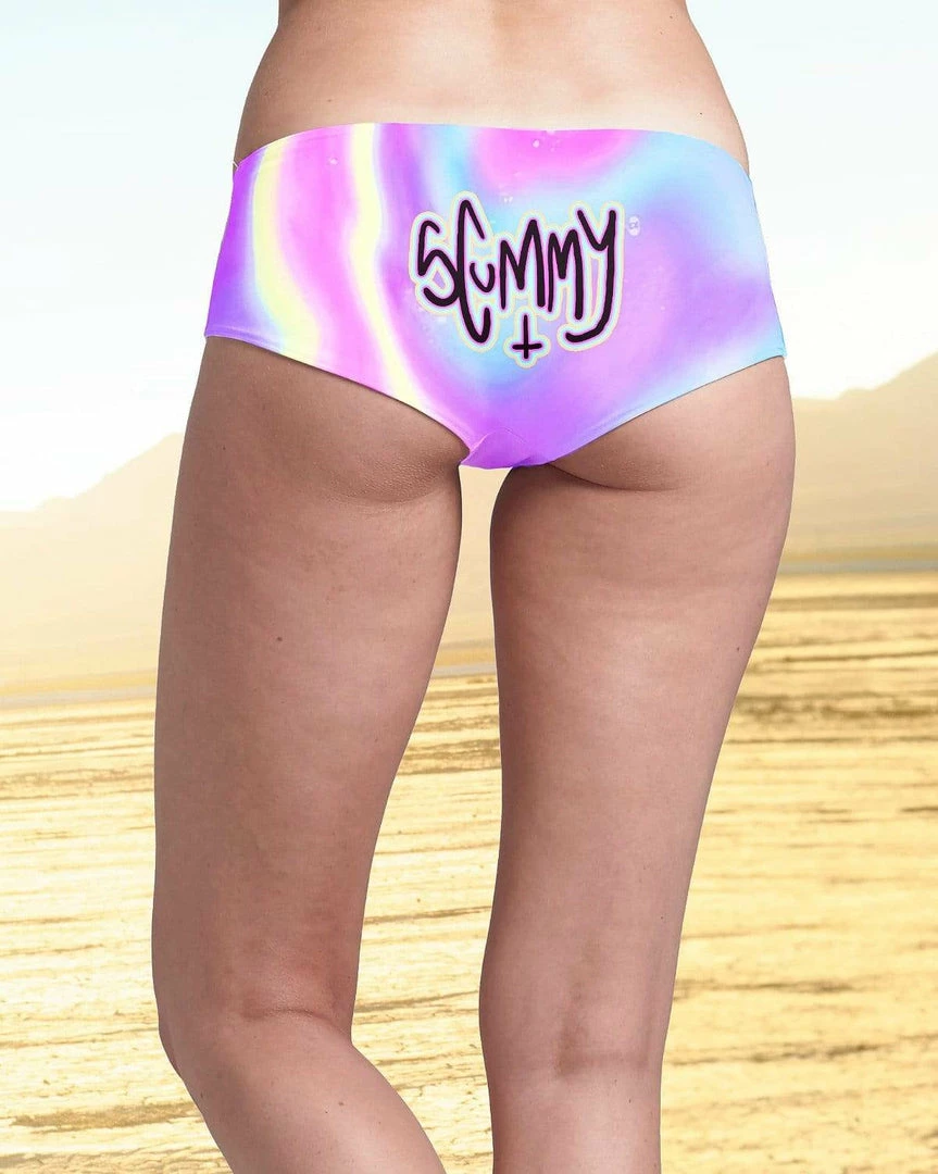 Scummy Bears POPSISKULLS - MELTED DREAMS - BOOTY SHORTS