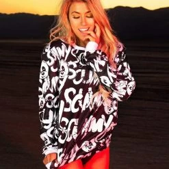 Scummy Bears SCUMMY PATTERN - CREW NECK SWEATSHIRT CLOTHES AND STUFF